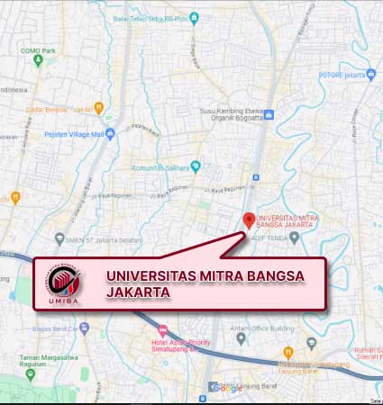 Peta & Lokasi Kampus MM UMIBA Jakarta Nomor