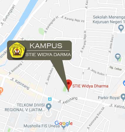 Peta & Lokasi Kampus STIE Widya Darma Surabaya Nomor